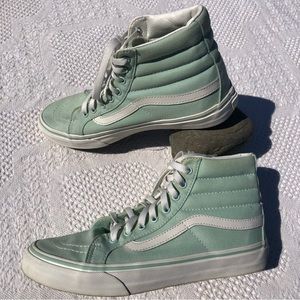 Mint high-top vans